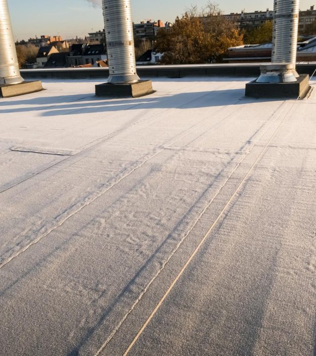 Flat roofing project completed in St. Peters, MO by Meridian Roofing and Renovation