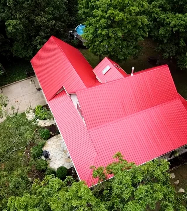 Full roof installation in Brentwood, MO by Meridian Roofing and Renovation