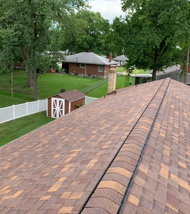 Roof repair in Brentwood, MO by Meridian Roofing and Renovation team Roof repair in Brentwood, MO by Meridian Roofing and Renovation team