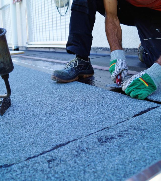 Routine maintenance in progress by commercial roofing near me in Webster, MO