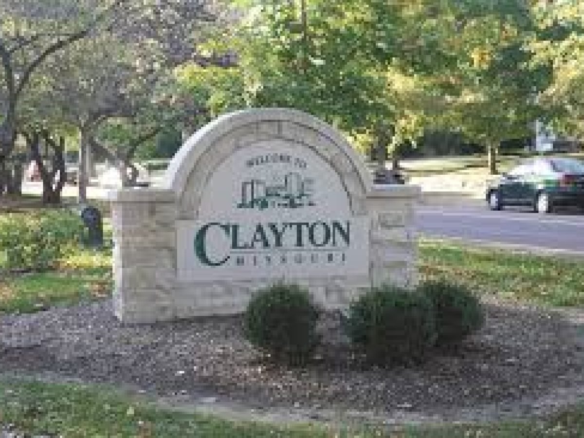 Clayton, MO city sign - Meridian Roofing and Renovation service area