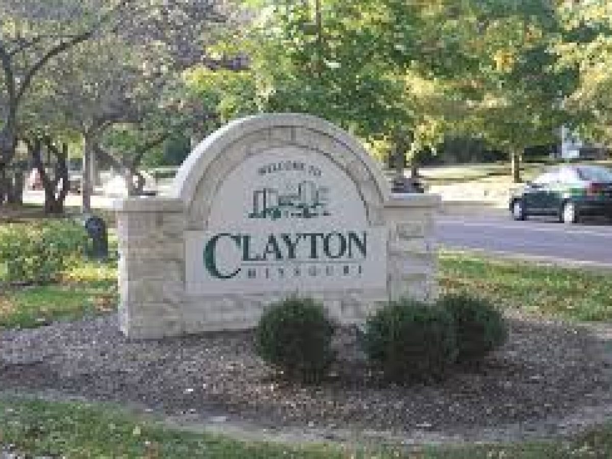 Clayton, MO city sign - Meridian Roofing and Renovation service area